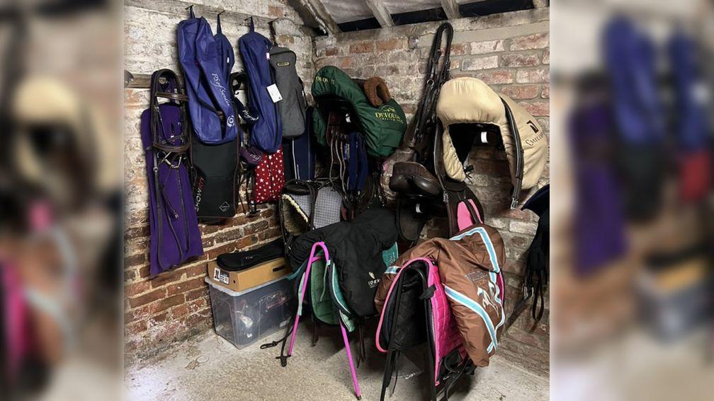 Some of the tack stolen 