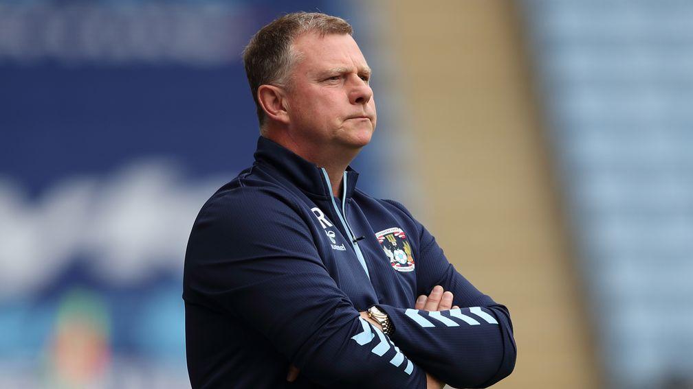 Mark Robins's Coventry City have struggled for goals this season