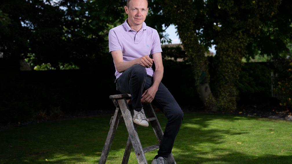 Jamie Spencer at his home near Newmarket: 