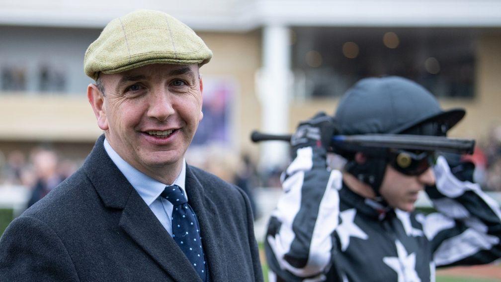 Fergal O'Brien and Paddy Brennan: the pair teamed up to land the big prize at Chepstow