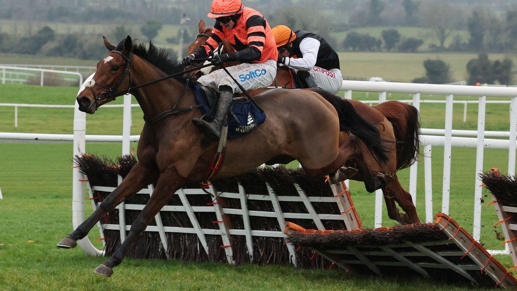 Jetara and Sean O'Keeffe overcome a last flight error to land the Listed mares novice hurdle at Punchestown