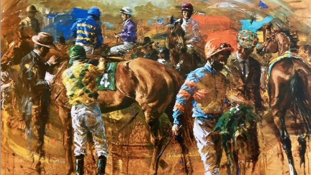 Artwork by accomplished sporting painter Hubert de Watrigant will be on show