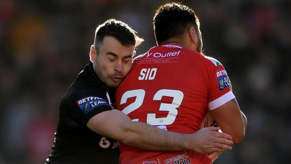 Salford's Ken Sio is a difficult man for opponents to stop