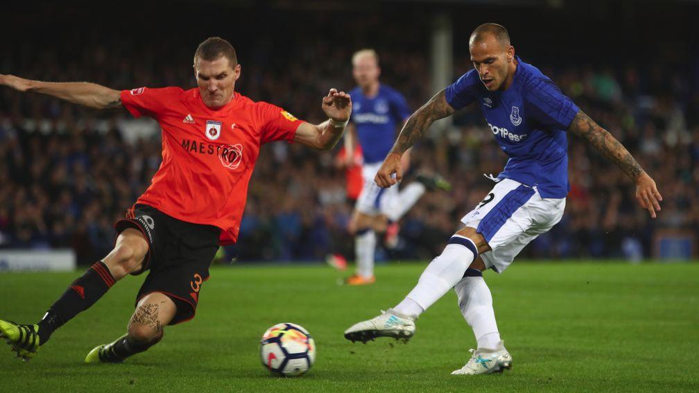 Everton's Sandro changed the shape of the game with his pace and movement in the first leg