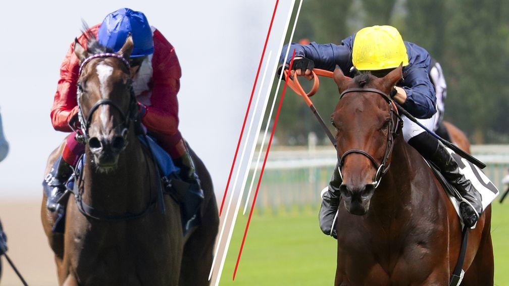 Inspiral (left) and Mqse De Sevigne: the two market leaders for Saturday's Sun Chariot Stakes
