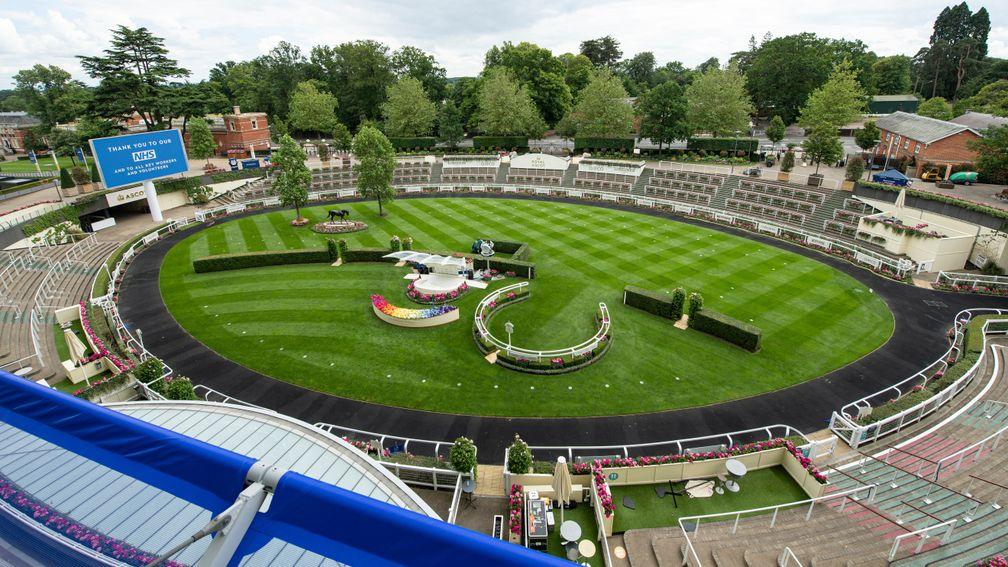 Royal Ascot: stands ready for five days of action without spectators