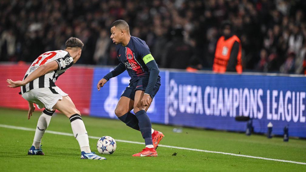Newcastle's young midfielder Lewis Miley faced PSG superstar Kylian Mbappe in the Champions League