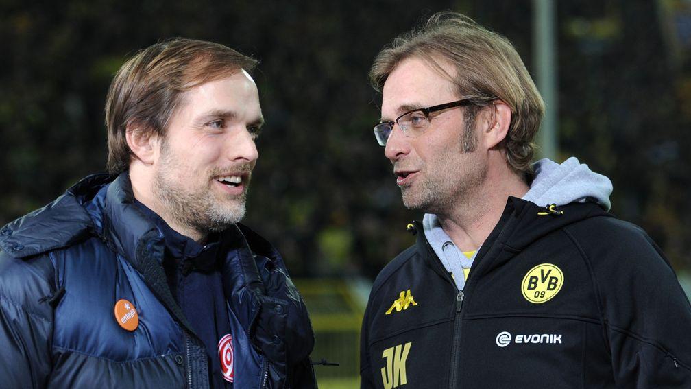 Thomas Tuchel (left) and Jurgen Klopp have been rivals for more than a decade