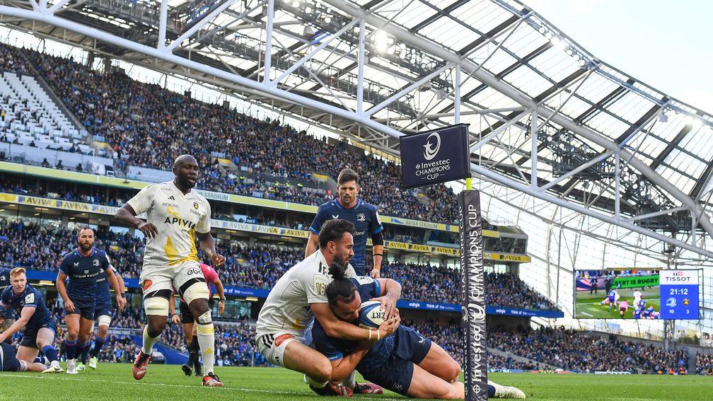 Leinster overcame La Rochelle, their conquerors in the last two finals, in the quarter-final