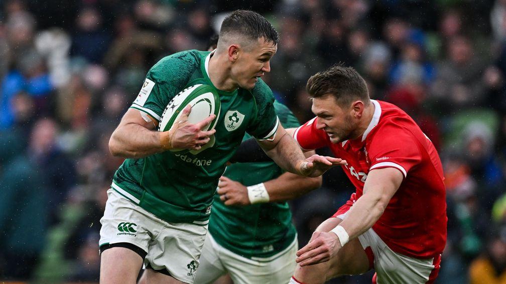 Ireland's Jonny Sexton of Ireland should see plenty of action in the second half