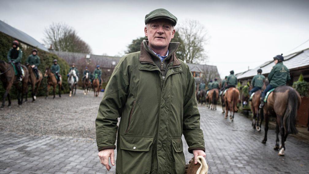 Willie Mullins: his powerful stable is looking for its eighth win in the Moscow Flyer Novice Hurdle