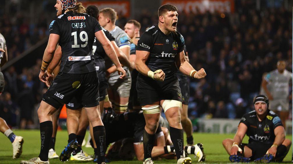 Exeter were 20-15 winners at home to Bath in December
