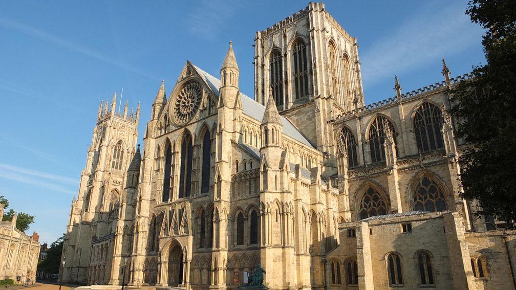 York minster: one of the largest cathedrals in northern Europe