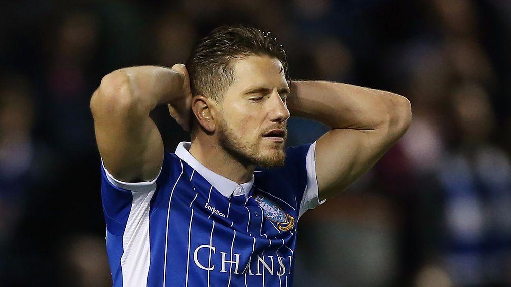 Sam Hutchinson is gutted after missing a penalty for Sheffield Wednesday in the playoff semi-finals