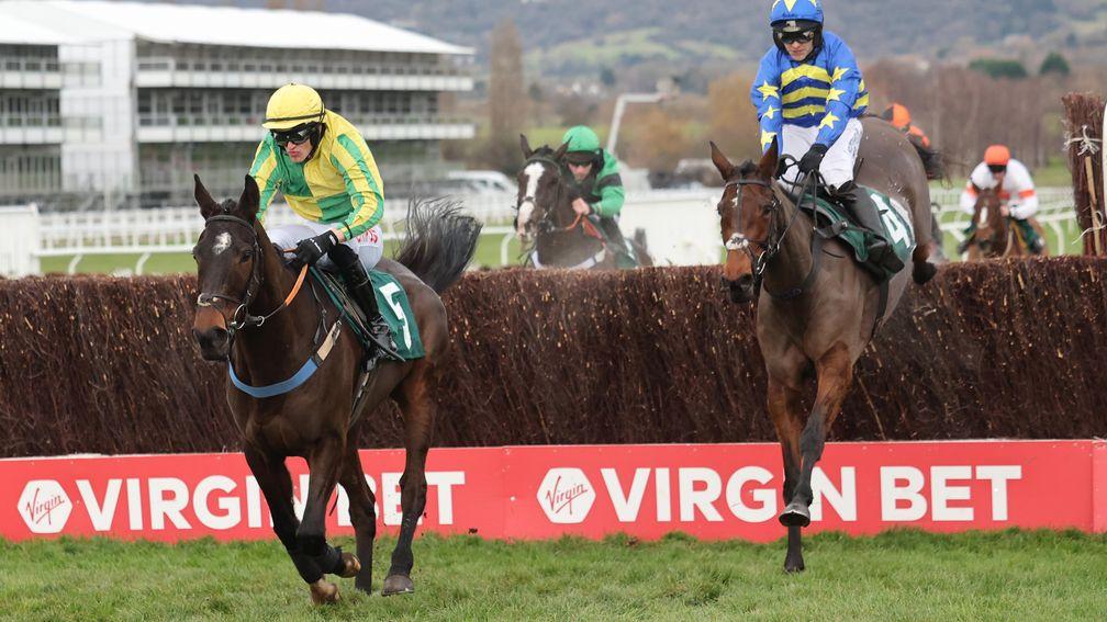 Midnight Our Fred (left): runner-up at Cheltenham on his last three starts