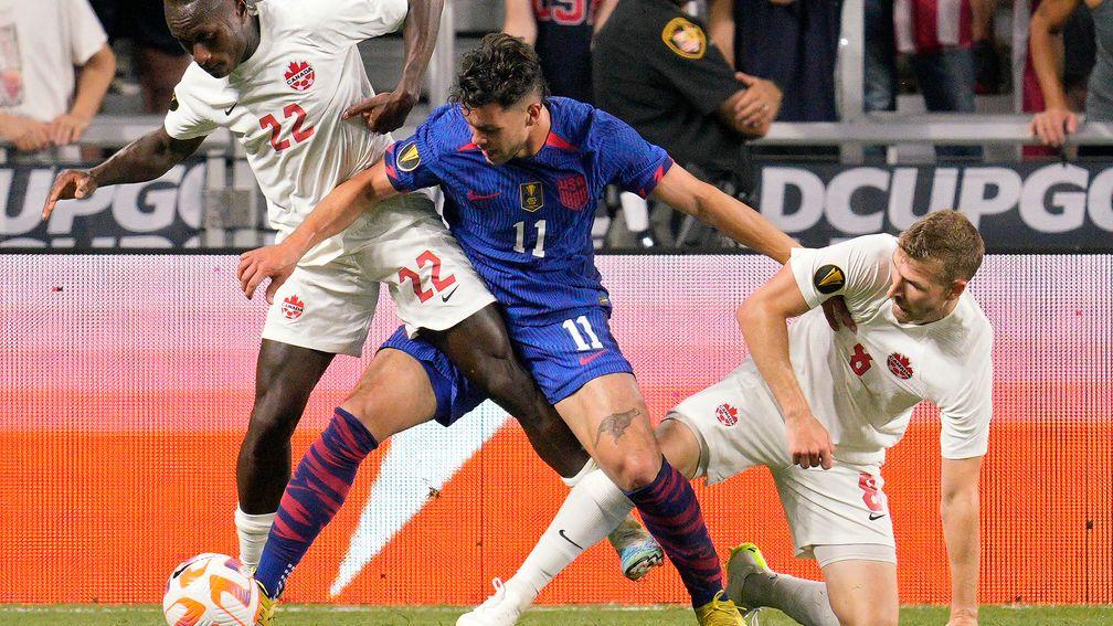 The USA had to battle past Canada in the Concacaf Gold Cup quarter-finals