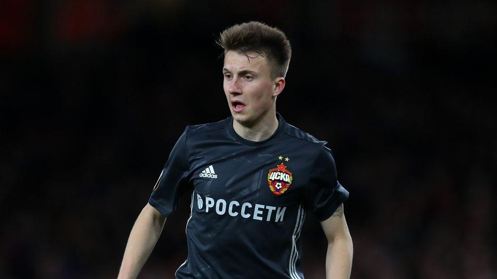 CSKA Moscow and Russian midfielder Aleksandr Golovin