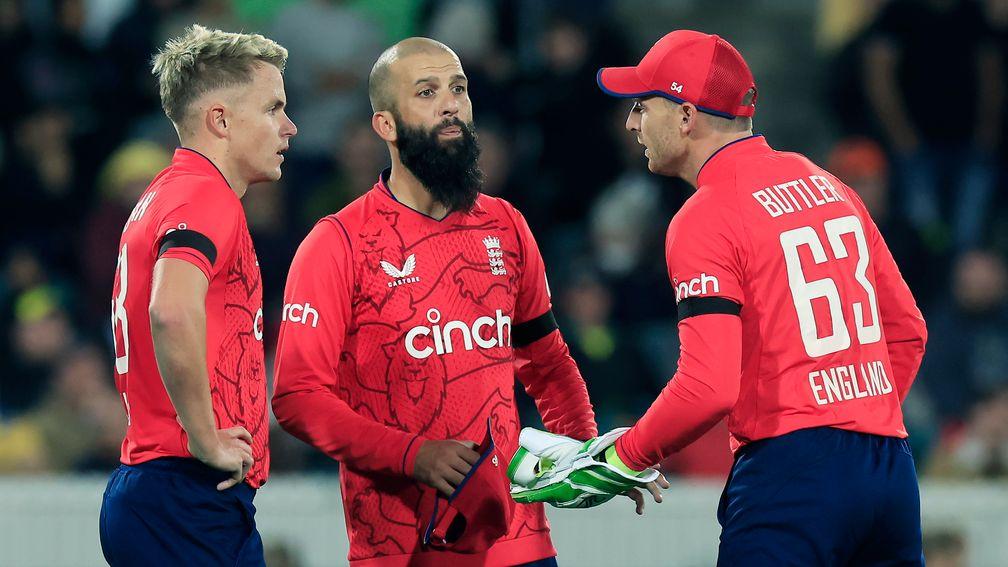 Sam Curran (left), Moeen Ali and Jos Buttler are among the England players starring in the IPL