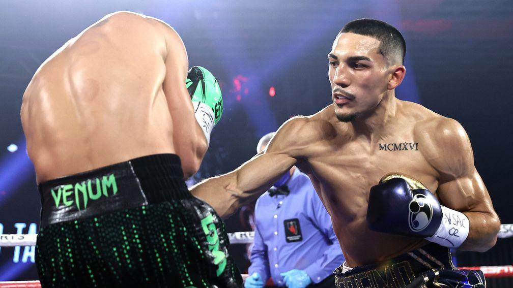 Teofimo Lopez (right) should have few concerns making the step up to super-lightweight