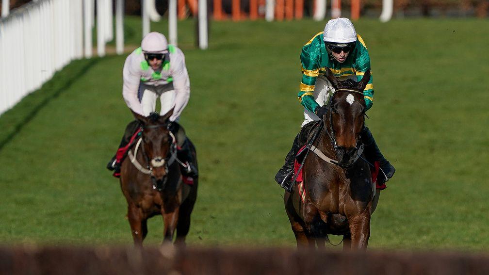 Fact To File: sauntered clear of stablemate Gaelic Warrior to land the Ladbrokes Novice Chase