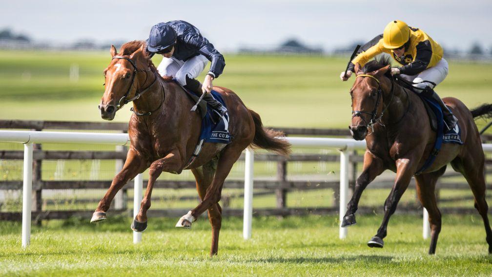 Sydney Opera House (left) gets off the mark at the Curragh
