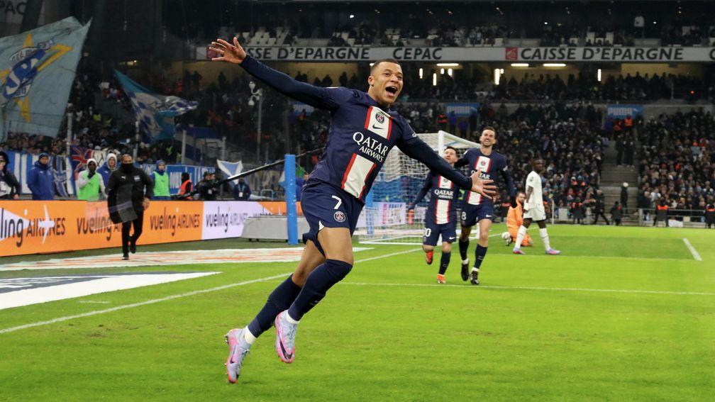 PSG forward Kylian Mbappe can trouble Lyon