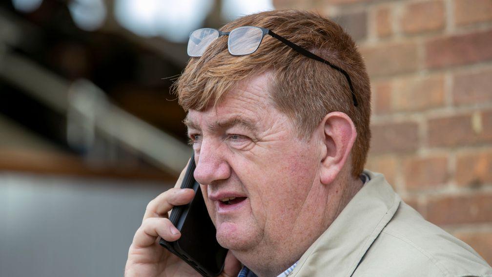 John 'Shark' Hanlon has spent plenty of time on the phone since Hewick's success at Far Hills back in October