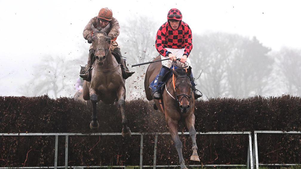 Bonus territorty - Gray Rock and James Kenny (right) pictured winning at Ballycrystal in January