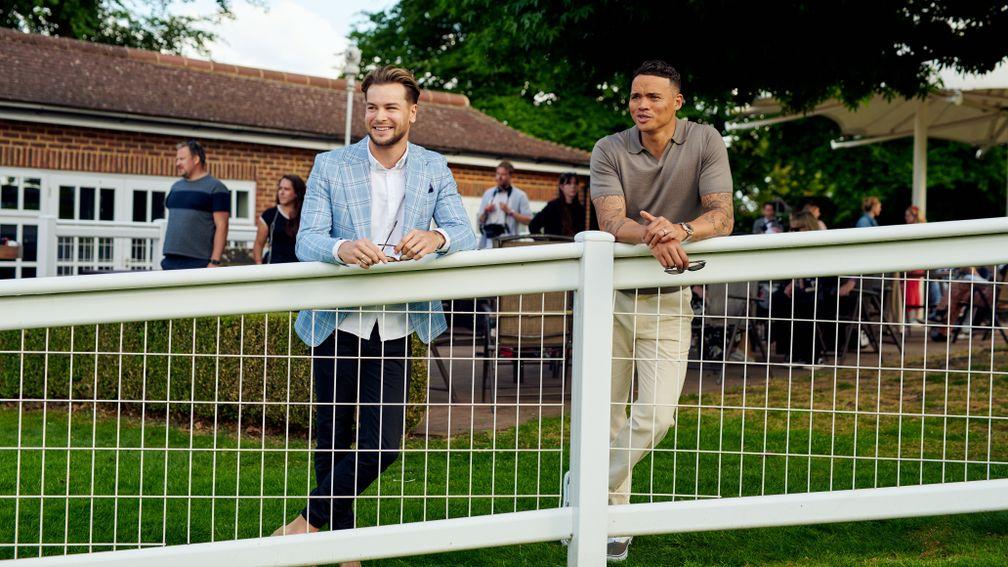 ITV Racing's Chris Hughes and BBC presenter Jermaine Jenas both feature in the 'Everyone's Turf' promotional campaign