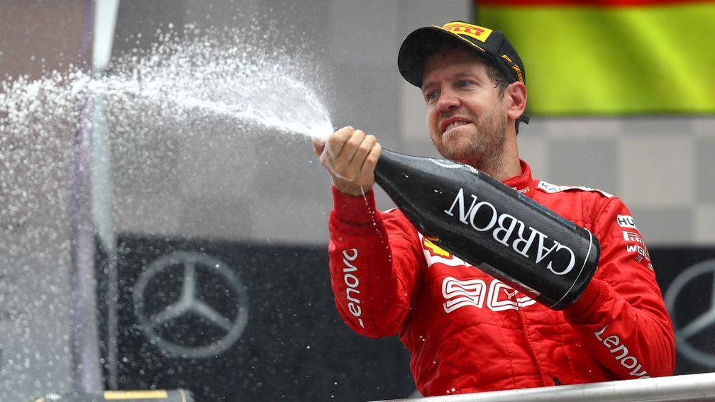 A smile on the face of Sebastian Vettel has been a rare sight over the last 12 months