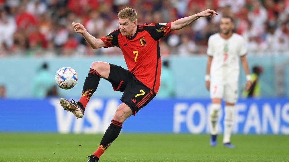 Belgium will look to Kevin De Bruyne to inspire them to victory against Croatia