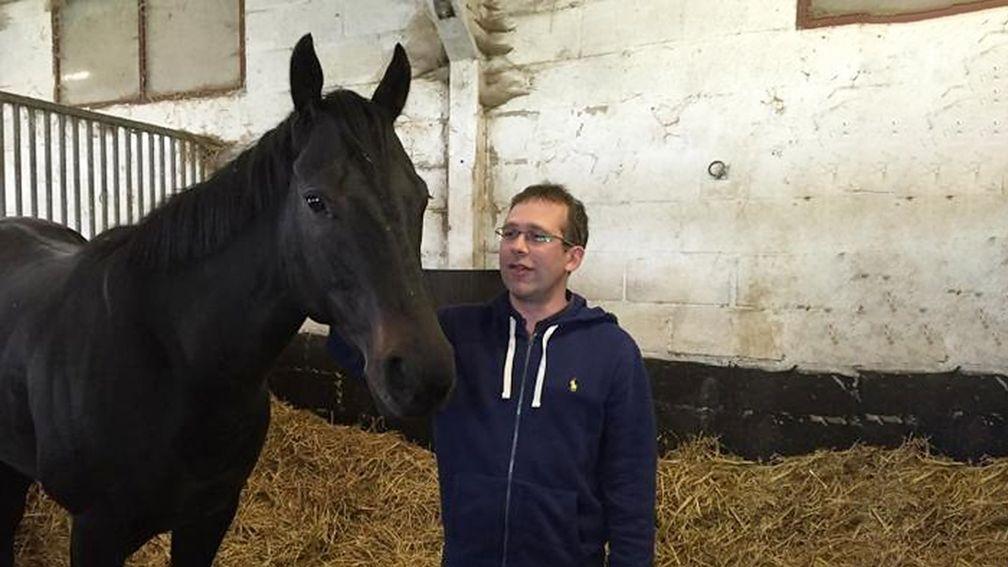 Owner Tom Morley with King's Stand hero Goldream