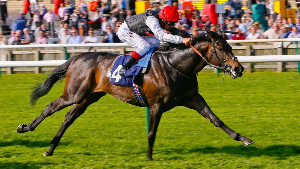 Golden Horn wins the Feilden Stakes in 2015. Does John Gosden have a similar star in waiting this time in Kick On?
