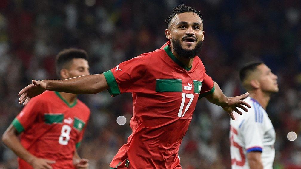 Morocco's Sofiane Boufal could have plenty to celebrate