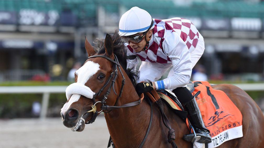 Tiz The Law: looks to continue on his sharp upward curve in the Belmont Stakes