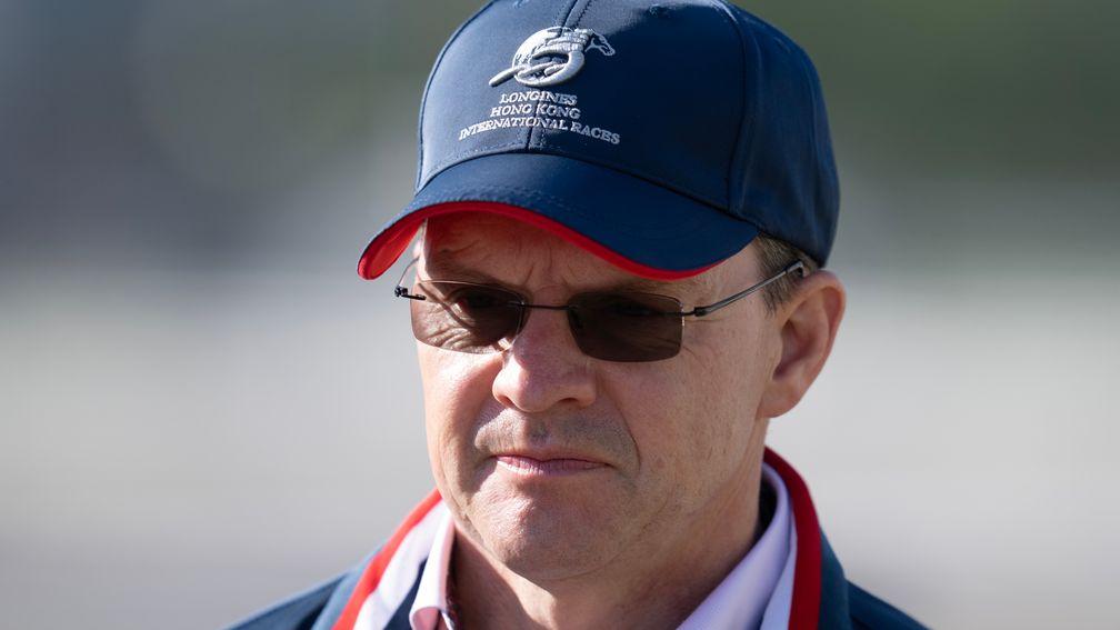Aidan O'Brien was in relaxed mood for the international meeting in Hong Kong