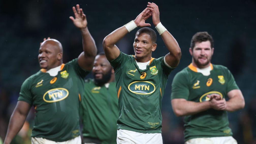 Fly-half Manie Libbok gets his first start for South Africa against Australia on Saturday