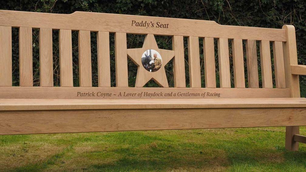 Patrick Coyne memorial bench