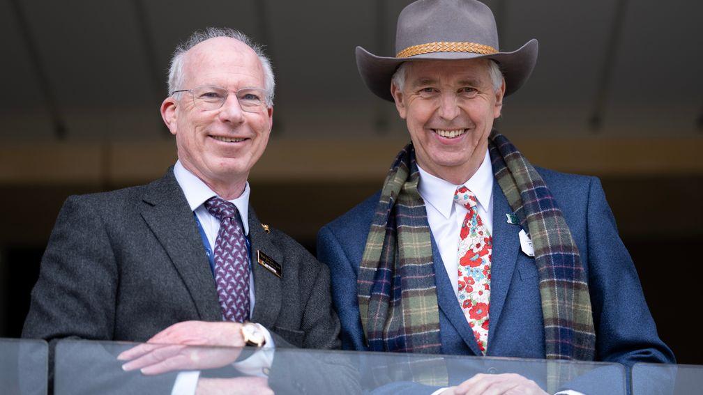 Ian Renton (left) and Edward Gillespie: the current and former managing directors at Cheltenham