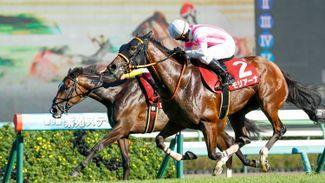 Dad beats son to become oldest winning rider of a stakes race in Japan