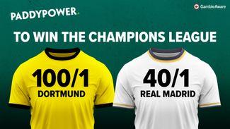 Champions League final double odds boost: get 100-1 for Dortmund to win OR 40-1 for Real Madrid