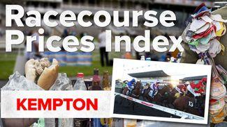 The Racecourse Prices Index: how much for food and drink at Kempton?