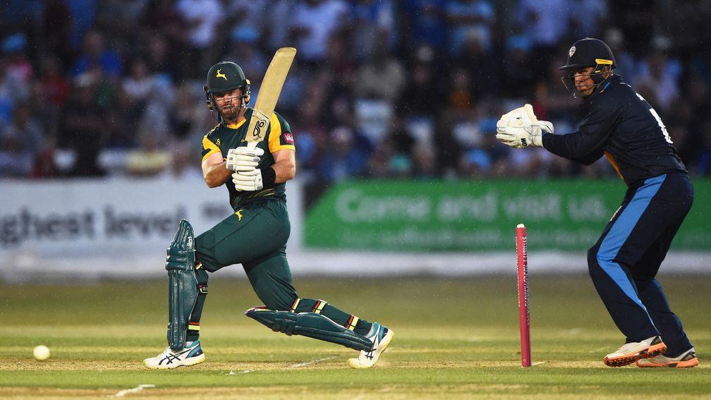 Nottinghamshire have needed some middle-order heroics from Dan Christian in the Blast