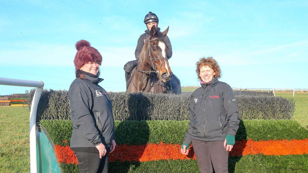 One For Arthur with owner Deborah Thompson (left) and trainer Lucinda Russell