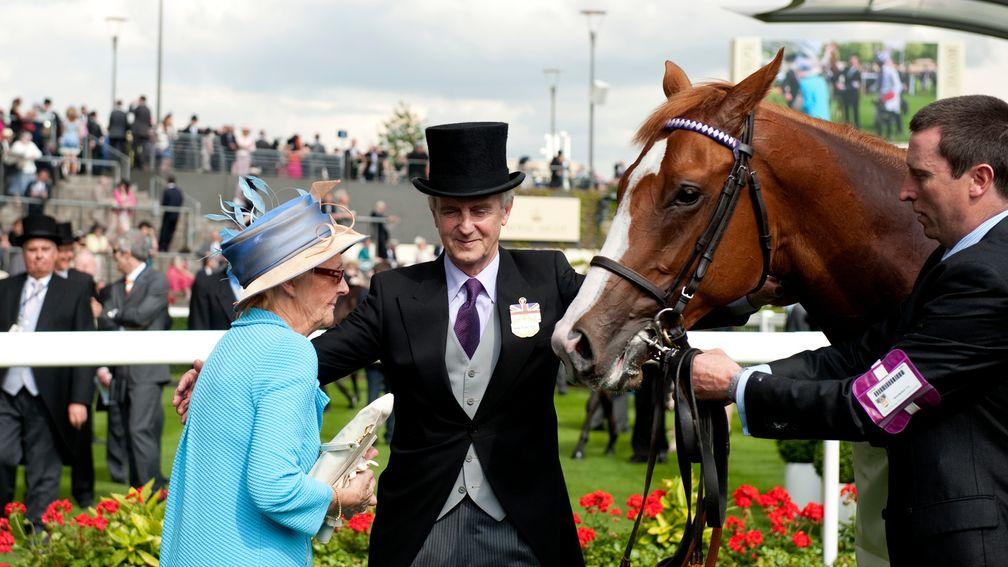 Jim and Jackie Bolger after Dawn Approach's victory in the Coventry Stakes at Royal Ascot