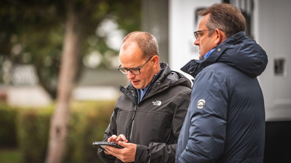 MV Magnier, pictured at the Orby Sale, where he bought six yearlings including fillies by Blue Point and Dutch Art