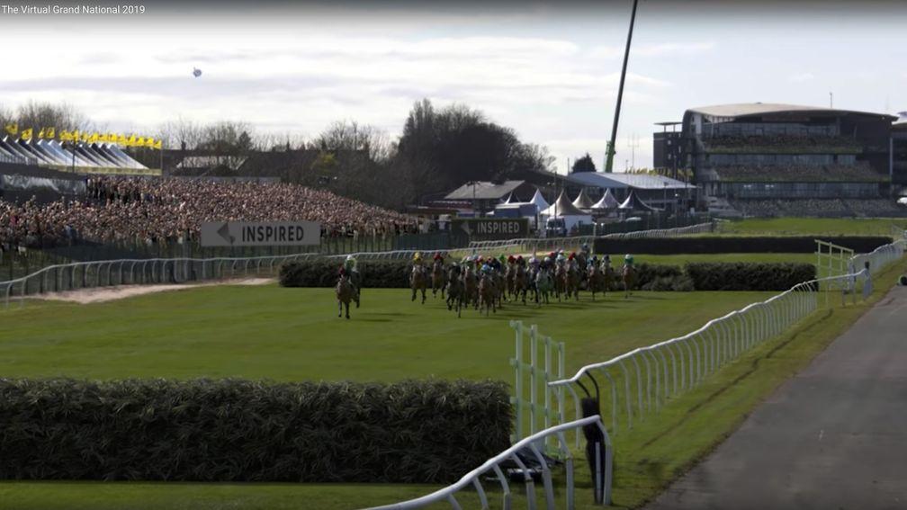 Virtual Grand National: on ITV1 at 5pm on April 4