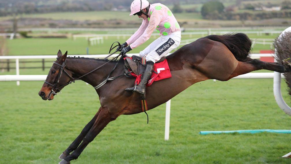 Walsh on Getabird: ' He did it for me at Punchestown and he showed great acceleration in the straight.'