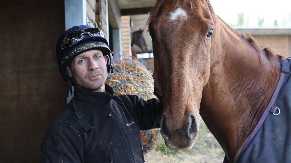 Danny Cook with Definitly Red: 'He knows the horse. I'll just be telling him to stay calm,' says trainer Brian Ellison