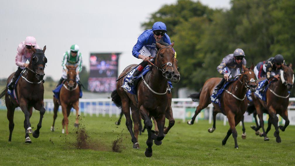 Harry Angel breaks his Group 1 duck in the Darley July Cup